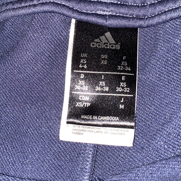 Navy / Pink Detail Adidas Zip Hoodie and Joggers Set - Picture 7 of 7